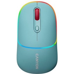 Миша бездротова Canyon MW-22 Dual Band RGB Wireless Dark Cyan (CNS-CMSW22DC)