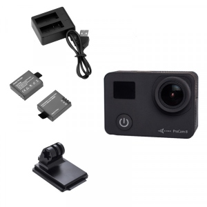 Екшн-камера AIRON ProCam 8 Black з аксесуарами