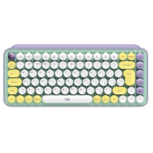 Клавіатура бездротова Logitech POP Keys Wireless Mechanical Keyboard With Emoji Keys Daydream Mint (920-010717)