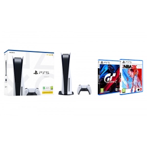 Ігрова приставка PlayStation 5 + PS5 Gran Turismo 7 + PS5 NBA 2K22