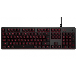 Клавіатура дротова ігрова Logitech G413 Mechanical Gaming Romer-G tactile USB UA Carbon (920-008310)