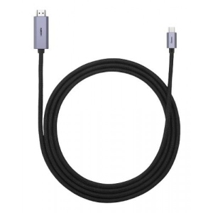 Кабель Baseus High Definition Series Graphene Type-C to HDMI 4K Adapter Cable 2 m Black (WKGQ010101)