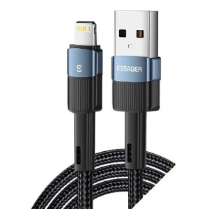 Кабель синхронізації даних Essager Star 6A Lightning USB 1m Blue (EXCL-XC03)