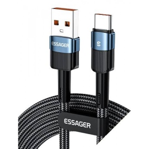 Кабель синхронізації даних Essager Star 6A Lightning USB 2m Blue (EXCL-XCA03)