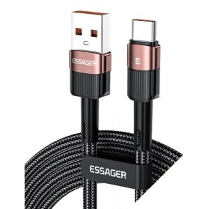 Кабель синхронізації даних Essager Star 7A Type-C USB Cable 2m Brown (EXCT-XCA12)