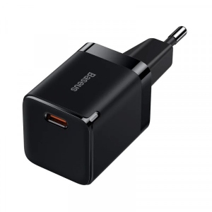 Мережевий зарядний пристрій Baseus GaN3 Fast Charger 30W 1 Type-C Black (CCGN010101)