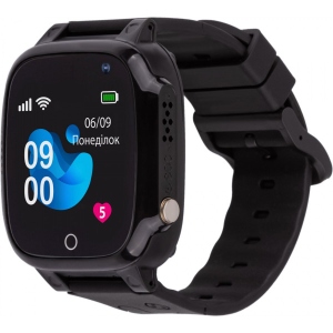 Уцінка - Дитячий годинник AmiGo GO008 Milky GPS WIFI Black #