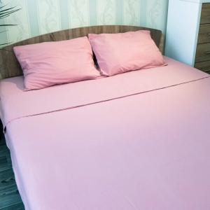 Підковдра двоспальна GM Textile світло-рожева поплін 180х215