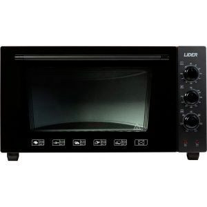 Піч електрична Lider 4223 Lux Black-Black-Red в Києві