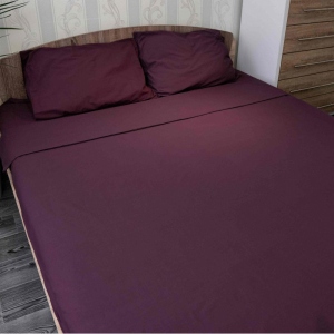 Простирадло євро GM Textile фіолетове поплін 200х220