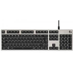 Клавіатура дротова ігрова Logitech G413 Silver USB (920-008516)