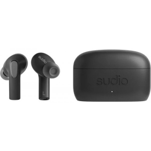 Навушники вкладиші бездротові TWS Sudio E3 Black (E3BLK)