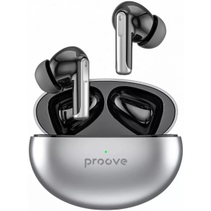 Навушники вкладиші бездротові TWS Proove Thunder Buds TWS with ANC Gray (483990010)