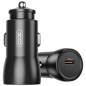 Автомобільний зарядний пристрій XO CC57 25W Metal Car Charger Type-C PD (CC57_Black)