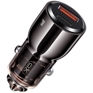 Автомобільний зарядний пристрій XO CC58 95W Car Charger Type-C PD 65W + USB-A 30W (CC58_Tarnish)