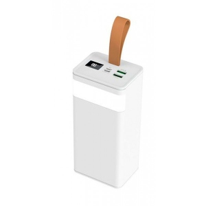 Батарея мобільна універсальна XO 40000mAh PD20W QC22.5W White (PR130)