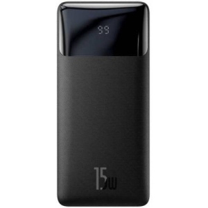 Батарея мобільна Baseus Bipow PD/3.0/15W, 30000mAh, QC/3.0 Black (PPDML-K01)