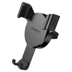Тримач для мобільного пристрою UGREEN LP130 Gravity Drive Air Vent Mount Phone Holder Black (40907)