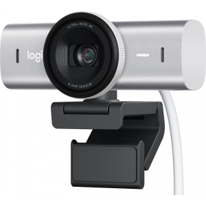 Веб-камера для комп'ютера Logitech MX Brio 4K Pale Grey (960-001554)