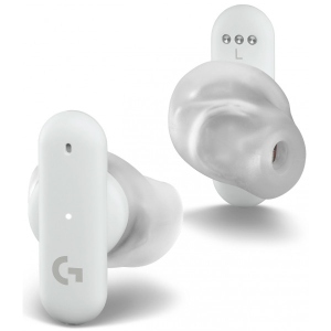 Навушники вкладиші бездротові TWS Logitech Gaming Earbuds White (985-001183)
