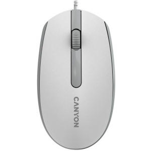 Миша дротова Canyon M-10 USB White Grey (CNE-CMS10WG)