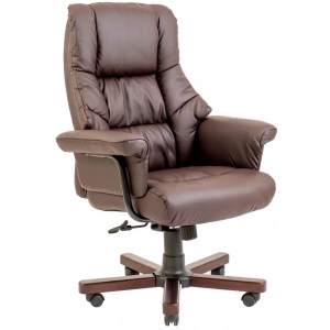 Крісло офісне Richman Конгрес Вуд M-2 Широкий (Anyfix Wide) Коричневий