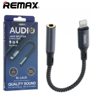 Перехідник Remax Jack 3.5AUX - Lightning Sury (RL-LA13i)