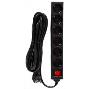 Мережевий фільтр Ultra SSB6-1.8 V2 Чорний
