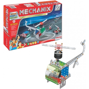 Металевий конструктор ZEPHYR "MECHANIX" №2 (170 елм./15 моделей) (1004)