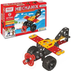Металевий конструктор ZEPHYR "MECHANIX" JUNIOR (155 елм./14 моделей) (9003)