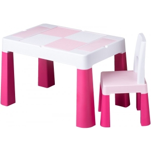 Комплект меблів дитячий Tega Baby Мултіфан 1+1, рожевий (MF-004-123)
