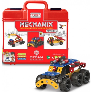 Металевий конструктор ZEPHYR у пластиковому кейсі "MECHANIX" ADVANCE (249 елм./28 мод.) (9006)