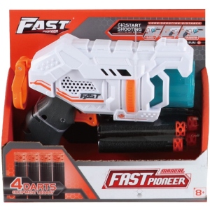 Бластер багатозарядний Fast з м'якими набоями 4 шт. (BH701)