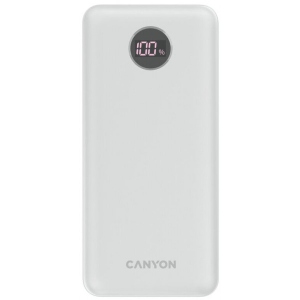 Батарея мобільна Canyon PB-2002 20000mAh PD White (CNE-CPB2002W)