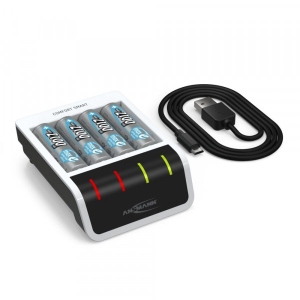 З/пристрій для акумуляторів AA/AAA Ansmann Comfort Smart+4× AA 2100mAh (1001-0092-01)