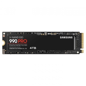 SSD-накопичувач внутрішній Samsung PCIE G4 M.2 NVME 4TB/990 PRO (MZ-V9P4T0BW)