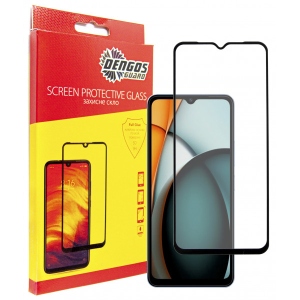 Захисне скло для смартфону DENGOS for Xiaomi Redmi A3 Black Full Glue (TGFG-349)