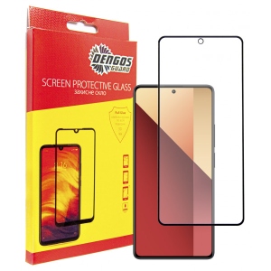Захисне скло для смартфону DENGOS for Xiaomi Redmi Note 13 Pro Black Full Glue (TGFG-338)