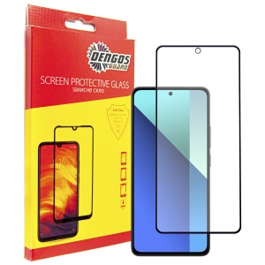 Захисне скло для смартфону DENGOS for Xiaomi Redmi Note 13 4G Black Full Glue (TGFG-346)