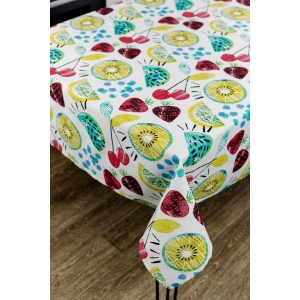 Скатертина прямокутна Прованс Red cherries 136х220 см (033058)