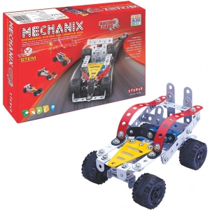 Металевий конструктор ZEPHYR "MECHANIX" Автомобілі (155 елм./15 моделей) (1014)
