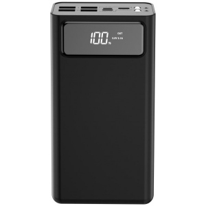 Батарея мобільна XO PR125 50000 mAh 37W Black