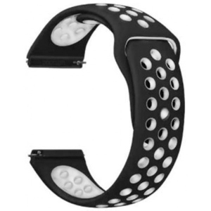 Ремінець для смарт-годинника BeCover Nike Style for Huawei Watch GT 2 42mm White-Black (706440)