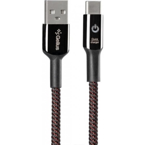 Кабель синхронізації даних Gelius Pro Smart GP-U08c Type-C 1 m Black