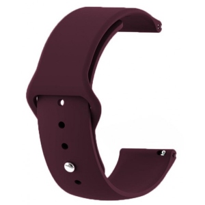 Ремінець для смарт-годинника BeCover for Xiaomi iMi KW66/Mi Watch Color/Haylou LS01/LS02 Purple-Wine (706358)