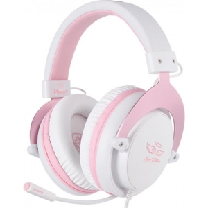 Навушники повнорозмірні дротові Sades SA-723 Mpower Pink/White (sa723pnj)