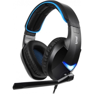 Навушники повнорозмірні дротові Sades SA-914 Wand Black/Blue LED (sa914bku)