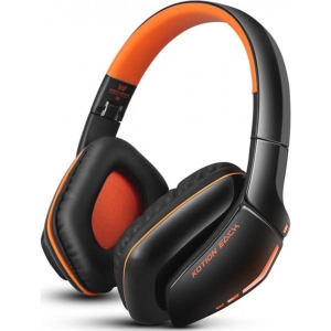 Навушники повнорозмірні бездротові Kotion EACH B3506 Black/Orange (ktb3506bt) купити в Україні