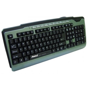 Клавіатура дротова Aneex E-K952 Black USB купити в Україні