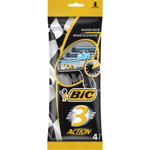 Станок чоловічий одноразовий BIC Action 4 шт. (3086123356566) купити